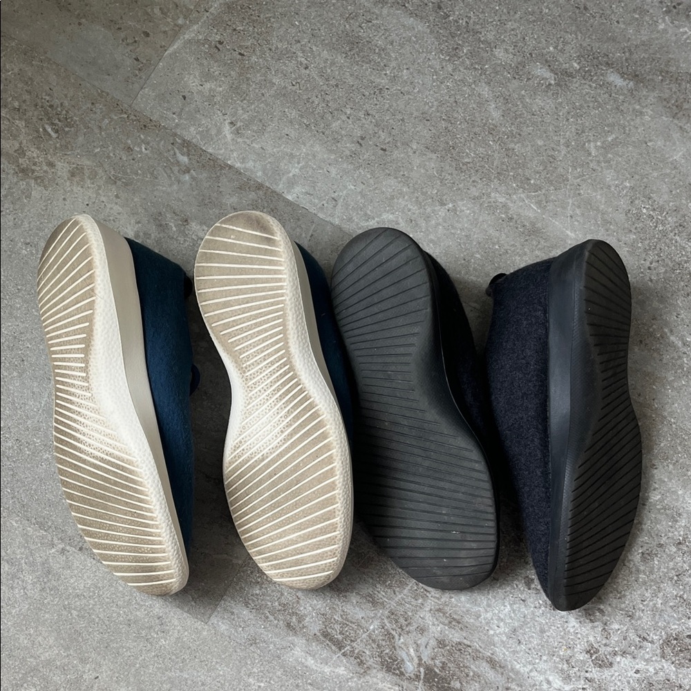 Allbirds Wool Runners - Navy and Charcoal - Picture 8 of 10